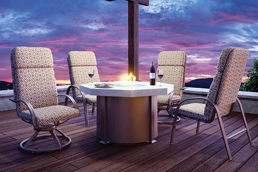 Relax next to a Busch fireplace